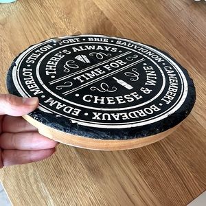 Cheese board (stone top/wood bottom)